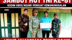 Sambut HUT TNI ke-81, Kodim 0805/Ngawi Perkuat Kemanunggalan Lewat Anjangsana Tokoh Ngawi