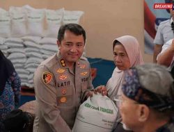 Sambut Menko Pangan di Gogorante, Kapolres Kediri Dukung Penyaluran Bantuan Pangan