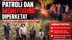 Sigap Cegah Karhutla Meluas, Kapolres Ngawi Turun Langsung Cek Titik Api di Lawu Utara
