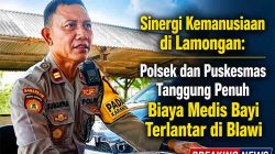 Sinergi Kemanusiaan di Lamongan Polsek dan Puskesmas Tanggung Penuh Biaya Medis Bayi Terlantar di Blawi