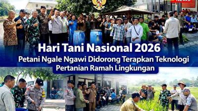 Sinergi Lintas Sektor di Paron Ngawi Perkuat Ketahanan Pangan Lewat Pertanian Berkelanjutan