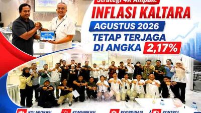 Strategi 4K Ampuh Inflasi Kaltara Agustus 2026 Tetap Terjaga
