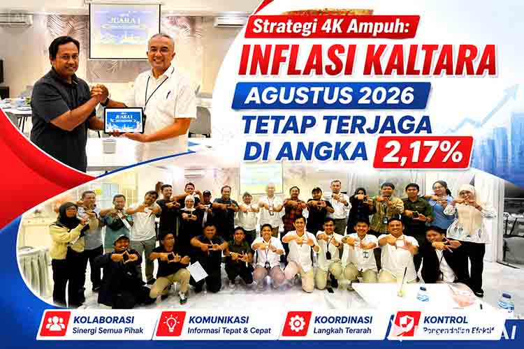Strategi 4K Ampuh Inflasi Kaltara Agustus 2026 Tetap Terjaga