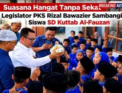 Suasana Hangat Tanpa Sekat, Legislator PKS Rizal Bawazier Sambangi Siswa SD Kuttab Al-Fauzan