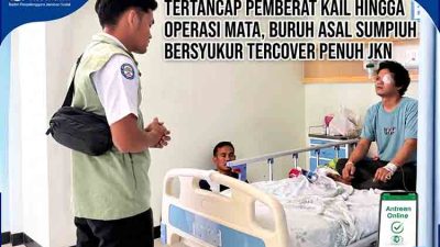 Tertancap Pemberat Kail hingga Operasi Mata, Buruh Asal Sumpiuh Bersyukur Tercover Penuh JKN