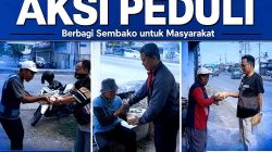 Aksi Nyata di Pantura, Tim Lambe Umpres Rutin Bagikan Ratusan Nasi Kotak Setiap Jumat Kliwon