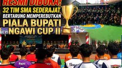 Uji Mental Atlet Lokal, Turnamen Voli Pelajar Bupati Ngawi Cup II 2026 Gaet Tim Madiun
