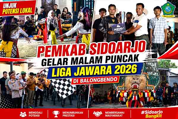 Unjuk Potensi Lokal, Pemkab Sidoarjo Gelar Malam Puncak Liga Jawara 2026 di Balongbendo
