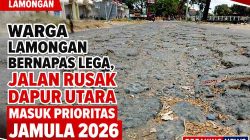 Warga Lamongan Bernapas Lega, Jalan Rusak Dapur Utara Masuk Prioritas JAMULA