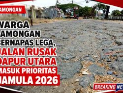 Warga Lamongan Bernapas Lega, Jalan Rusak Dapur Utara Masuk Prioritas JAMULA 2026