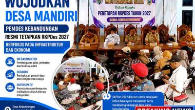 Wujudkan Desa Mandiri, Pemdes Kebandungan Resmi Tetapkan RKPDes 2027 Berfokus pada Infrastruktur dan Ekonomi