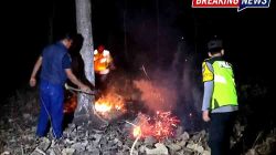 Cek Informasi Karhutla, Polsek Widodaren Temukan Titik Api dan Langsung Dipadamkan