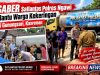 SABER Satlantas Polres Ngawi Bantu Warga Kekeringan di Gunungsari, Kasreman