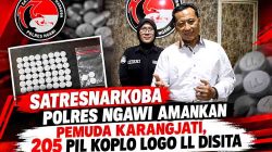 Polisi Ringkus Pemuda Karangjati Ngawi, Ratusan Pil Koplo Logo LL Disita