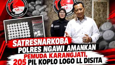 Satresnarkoba Polres Ngawi Amankan Pemuda Karangjati