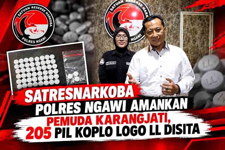 Satresnarkoba Polres Ngawi Amankan Pemuda Karangjati